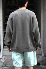 画像16: 90's Eddie Bauer cotton crew neck sweater (16)