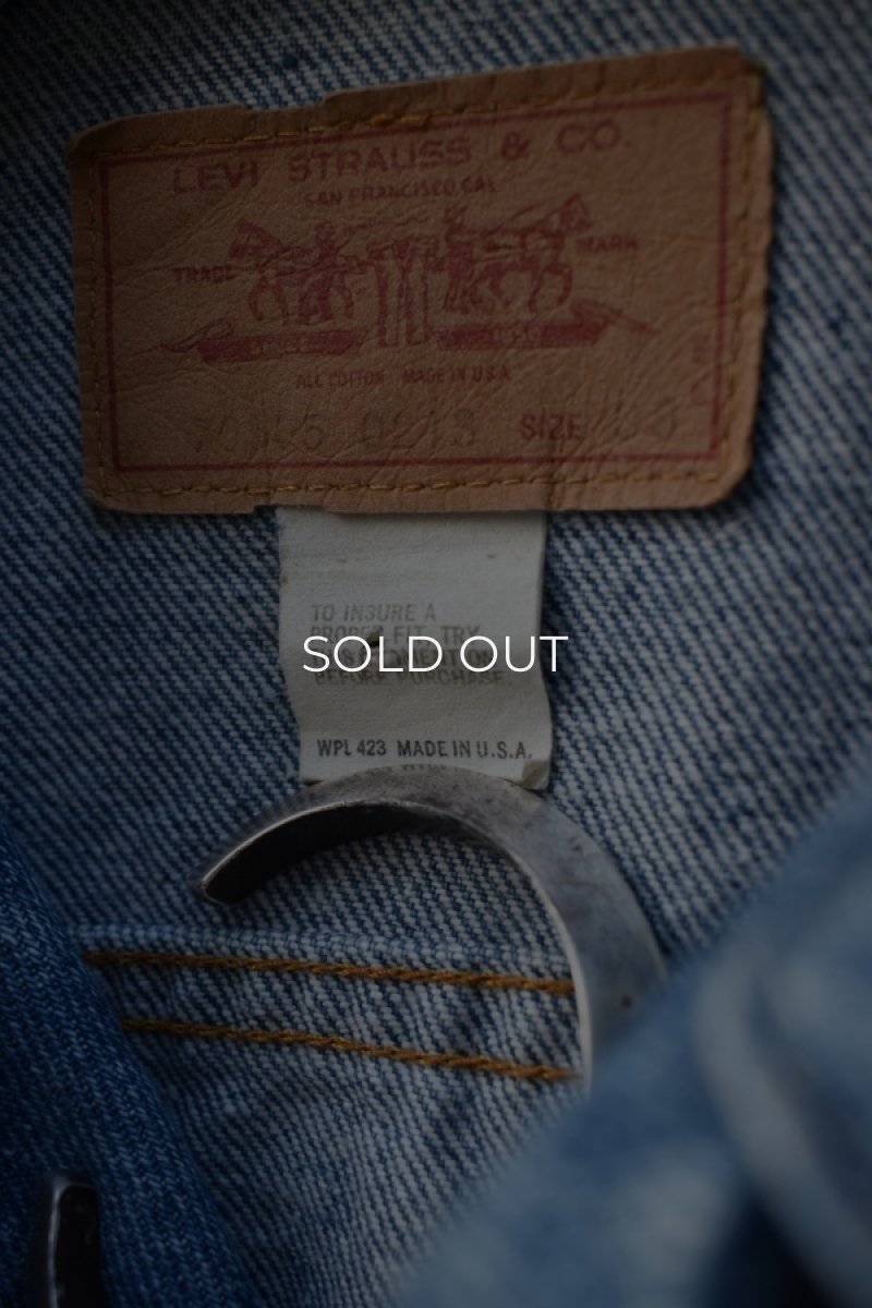 画像7: 70's Levi's 70505 denim jacket (7)