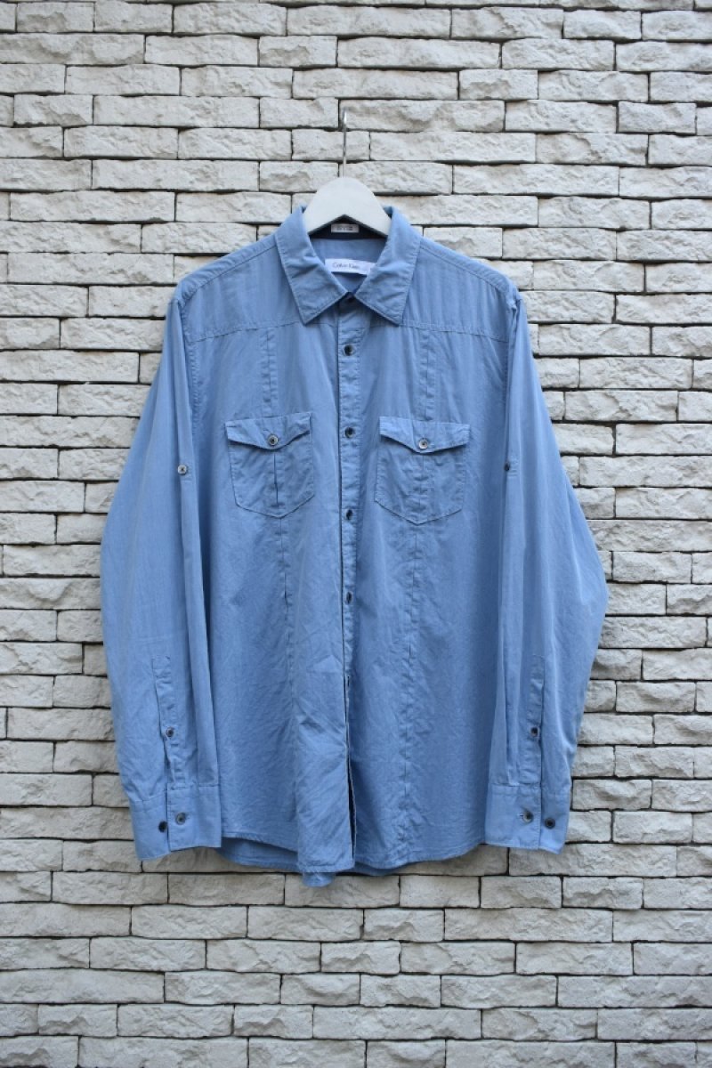 画像1: Calvin Klein L/S shirt (1)
