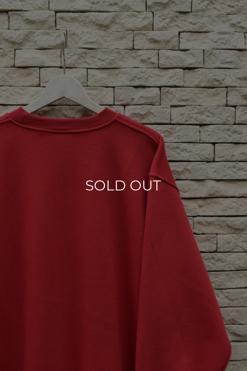 画像10: [NEW] BAYSIDE crew neck sweat shirt -MADE IN USA-（CARDINAL） (10)