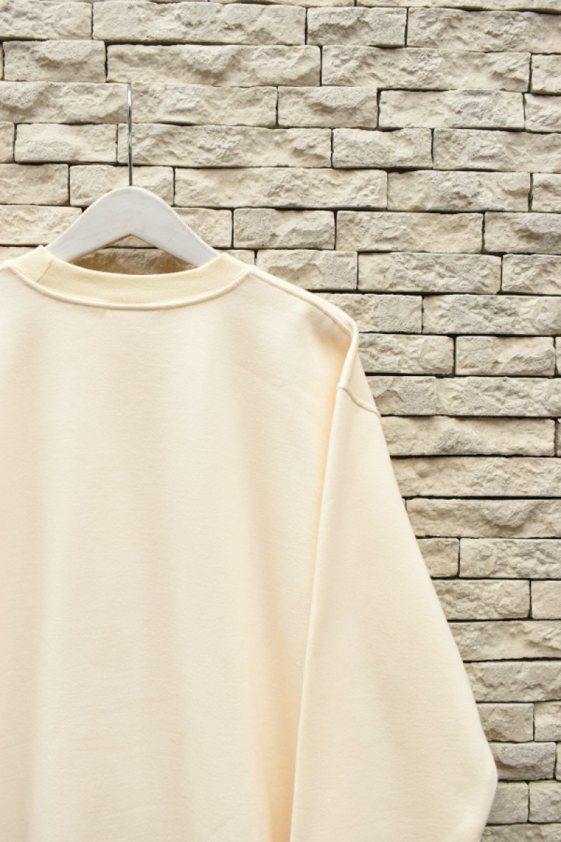 画像10: [NEW] BAYSIDE crew neck sweat shirt -MADE IN USA-（CREAM） (10)