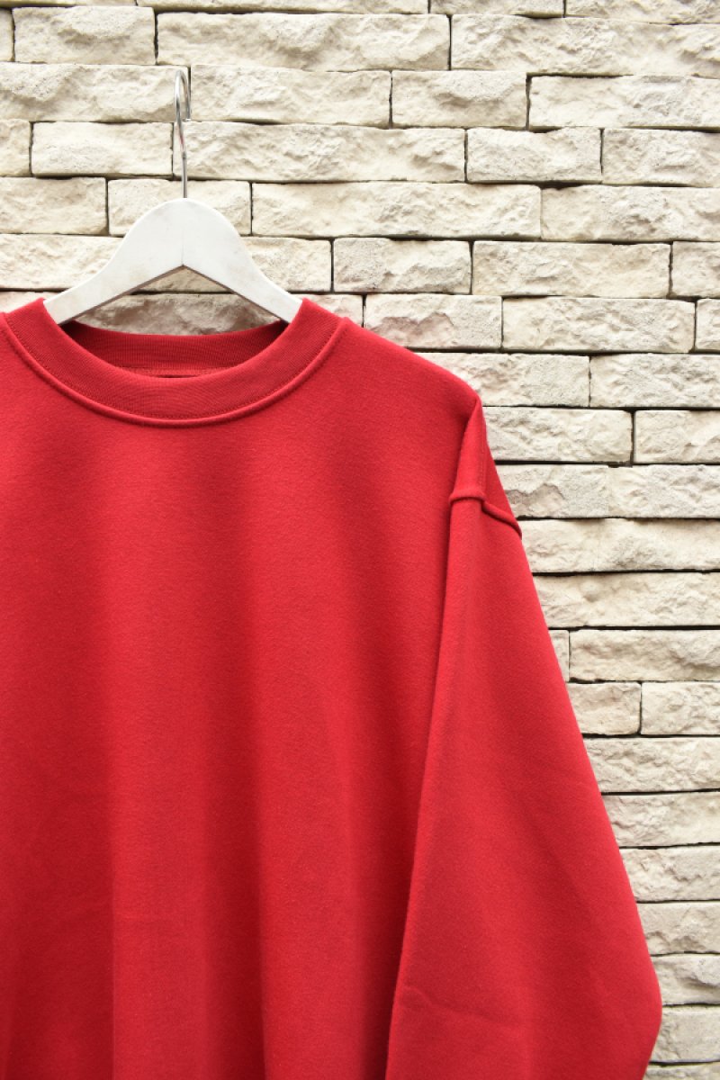 画像2: [NEW] BAYSIDE crew neck sweat shirt -MADE IN USA-（CARDINAL） (2)