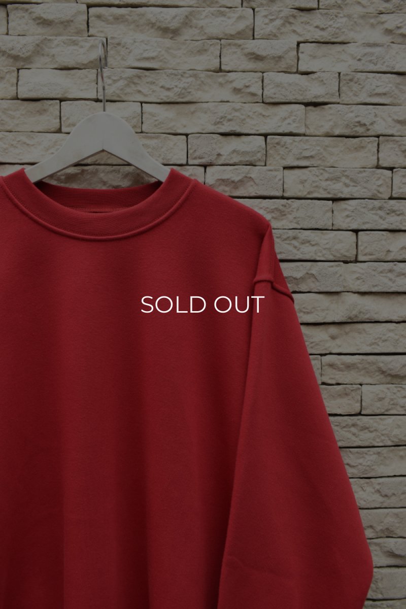 画像2: [NEW] BAYSIDE crew neck sweat shirt -MADE IN USA-（CARDINAL） (2)
