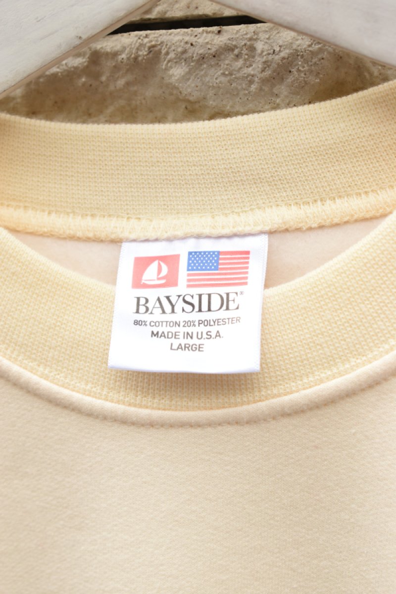 画像5: [NEW] BAYSIDE crew neck sweat shirt -MADE IN USA-（CREAM） (5)