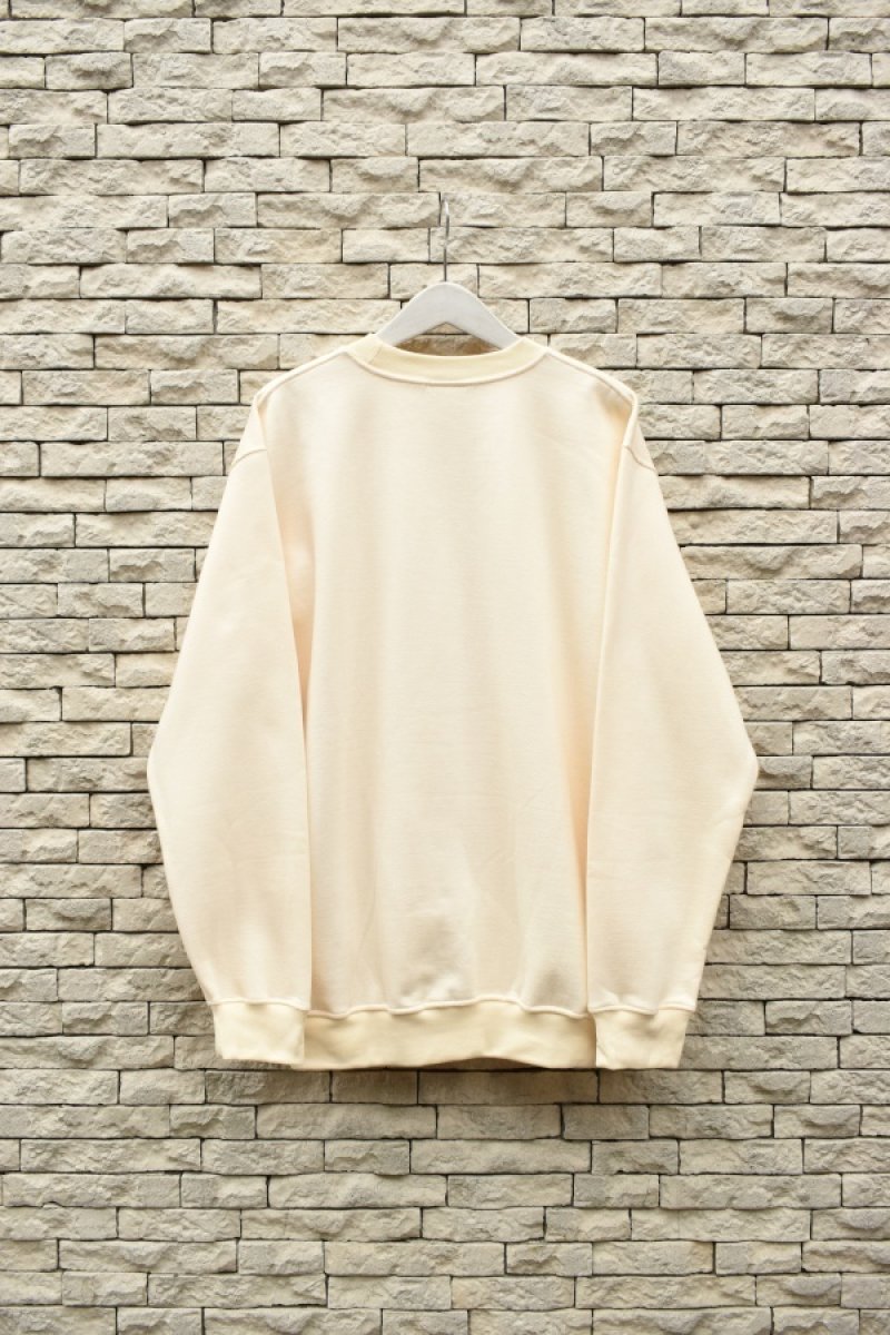 画像9: [NEW] BAYSIDE crew neck sweat shirt -MADE IN USA-（CREAM） (9)