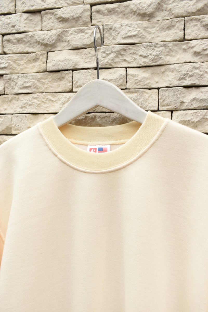 画像4: [NEW] BAYSIDE crew neck sweat shirt -MADE IN USA-（CREAM） (4)