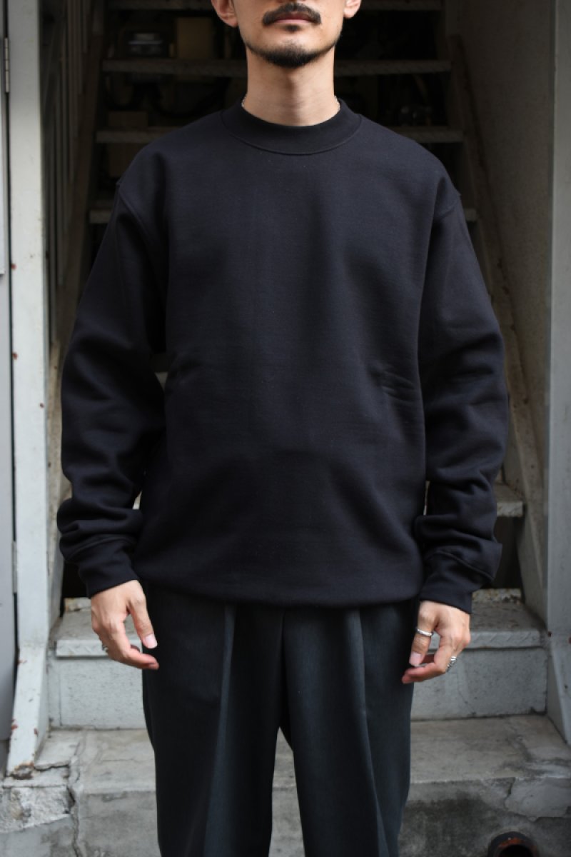 画像12: [NEW] BAYSIDE crew neck sweat shirt -MADE IN USA-（BLACK） (12)