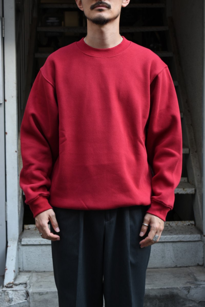 画像12: [NEW] BAYSIDE crew neck sweat shirt -MADE IN USA-（CARDINAL） (12)