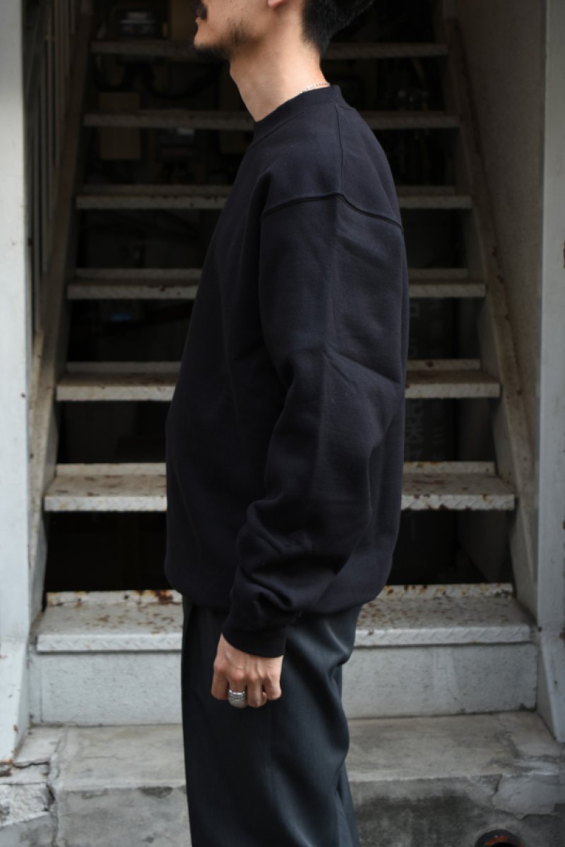 画像13: [NEW] BAYSIDE crew neck sweat shirt -MADE IN USA-（BLACK） (13)