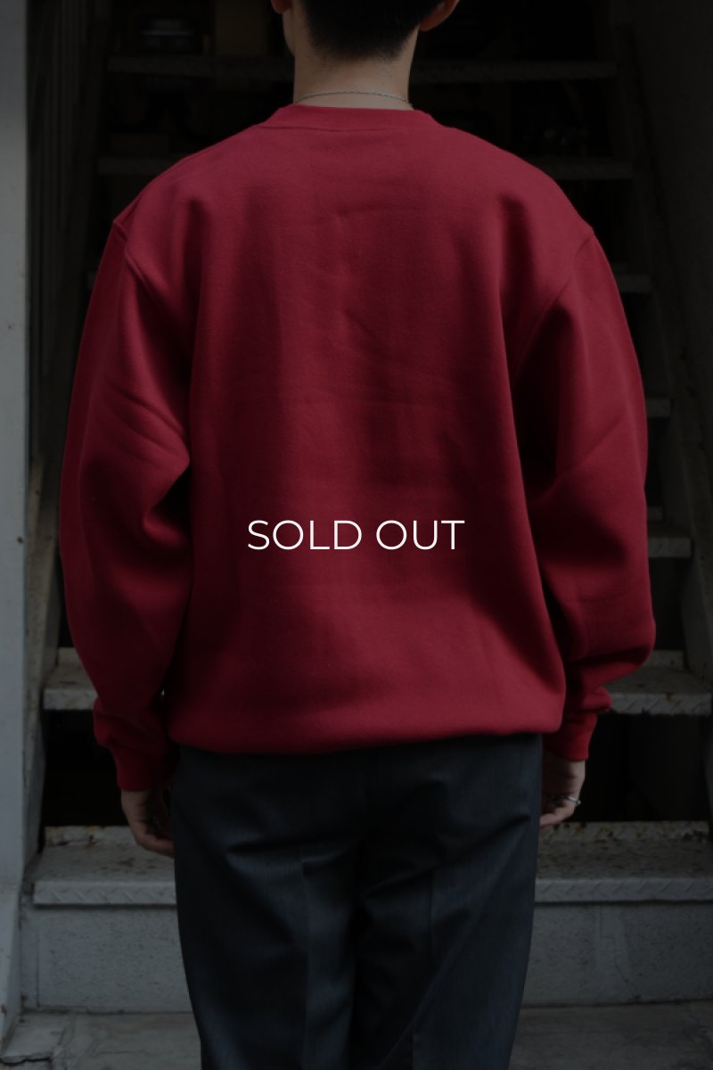 画像14: [NEW] BAYSIDE crew neck sweat shirt -MADE IN USA-（CARDINAL） (14)