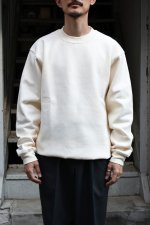 画像12: [NEW] BAYSIDE crew neck sweat shirt -MADE IN USA-（CREAM） (12)