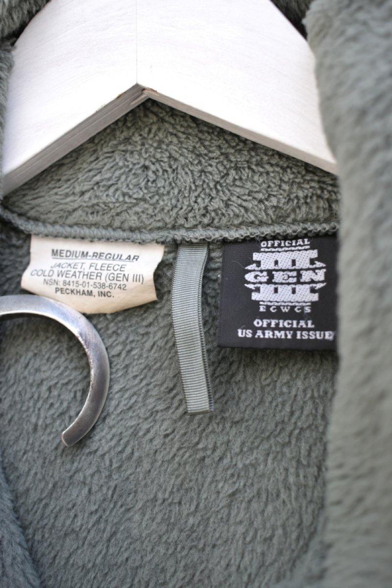 画像9: US ARMY ECWCS GEN III LEVEL 3 POLARTEC FLEECE JACKET (9)