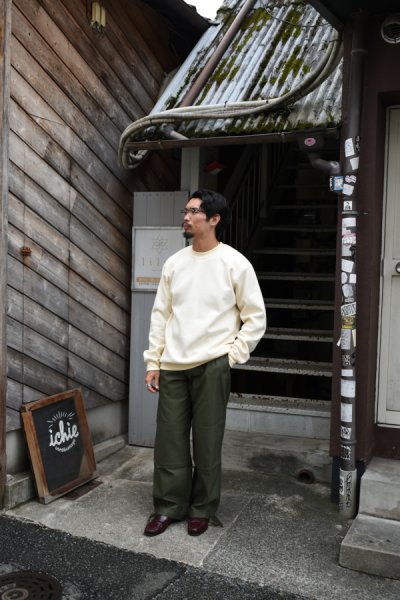 画像2: [NEW] BAYSIDE crew neck sweat shirt -MADE IN USA-（CREAM）
