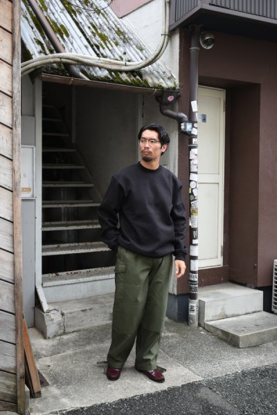 画像2: [NEW] BAYSIDE crew neck sweat shirt -MADE IN USA-（BLACK）