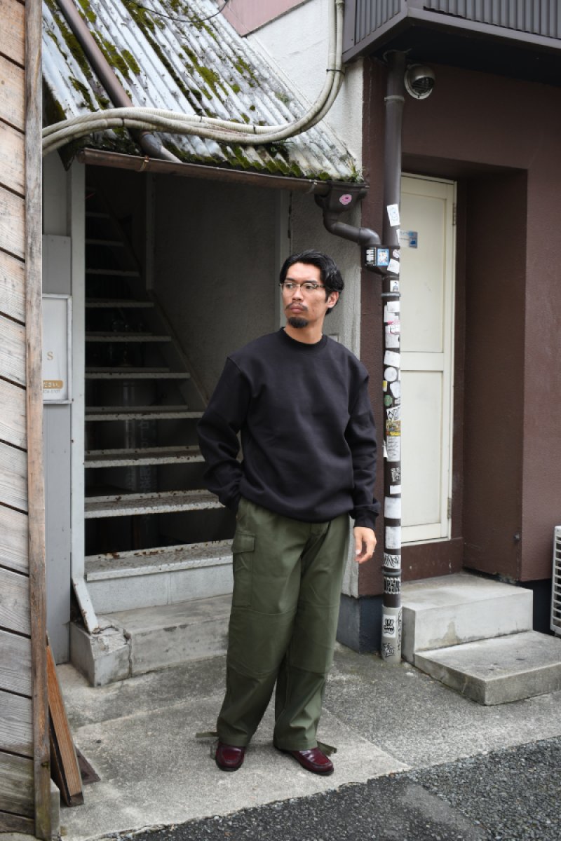 画像2: [NEW] BAYSIDE crew neck sweat shirt -MADE IN USA-（BLACK）