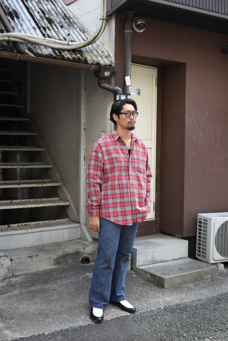 画像15: 90's J.CREW check flannel shirt -MADE IN USA- (15)