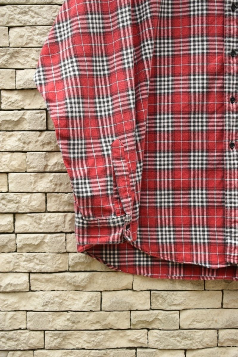 画像3: 90's J.CREW check flannel shirt -MADE IN USA- (3)