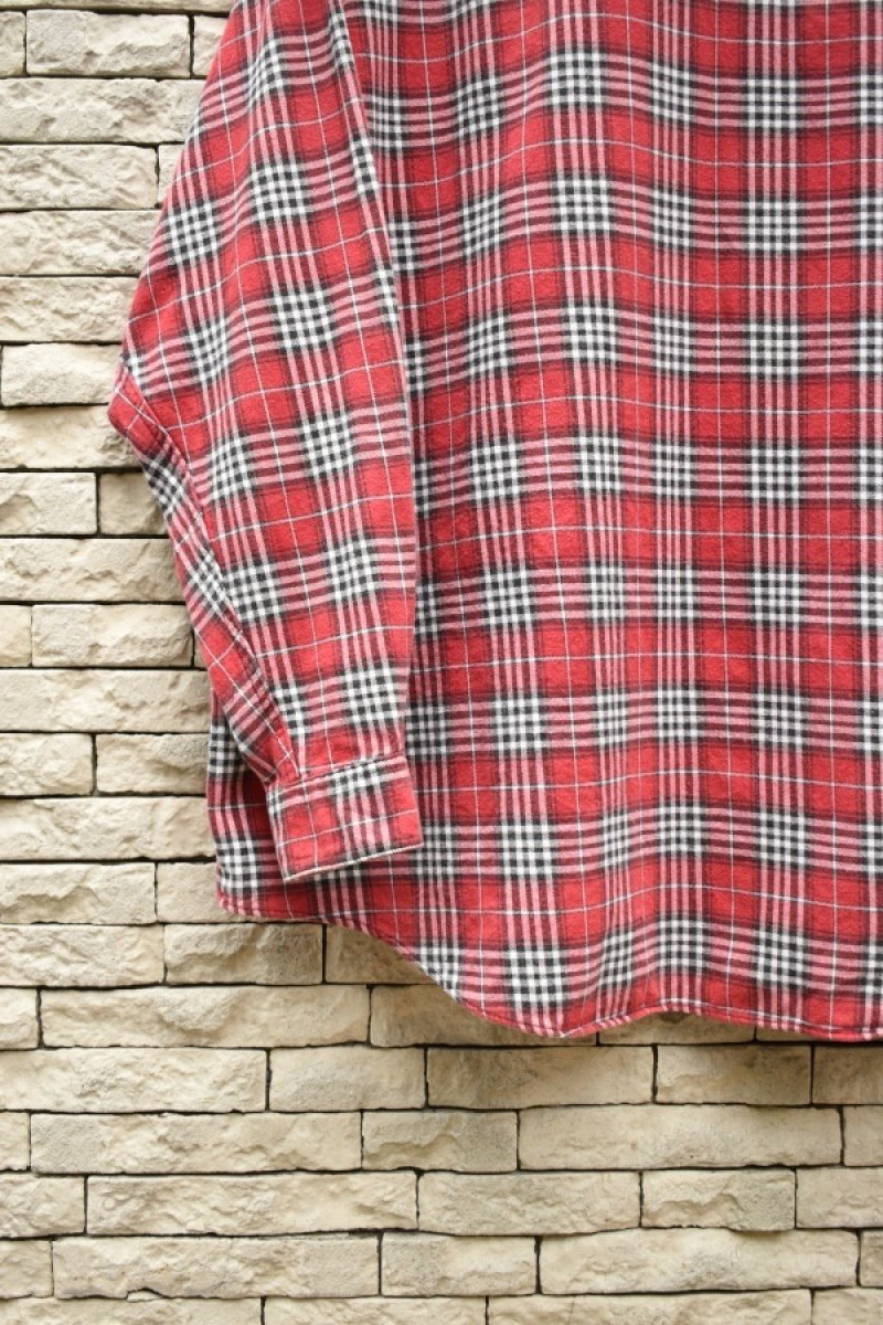 画像10: 90's J.CREW check flannel shirt -MADE IN USA- (10)