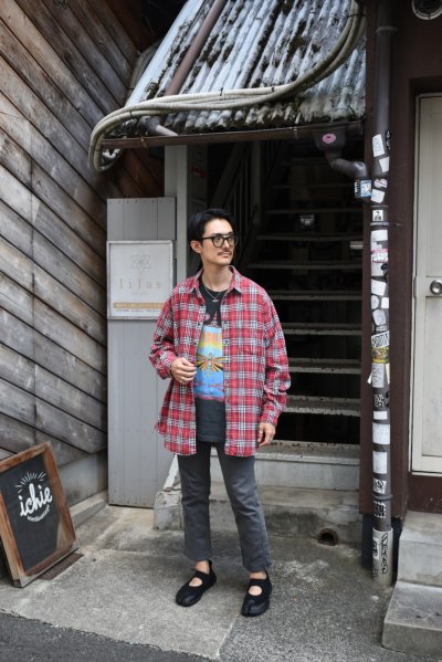 画像2: 90's J.CREW check flannel shirt -MADE IN USA-