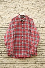 画像1: 90's J.CREW check flannel shirt -MADE IN USA- (1)