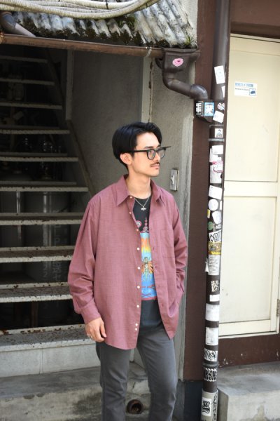 画像1: 90's PERRY ELLIS L/S shirt