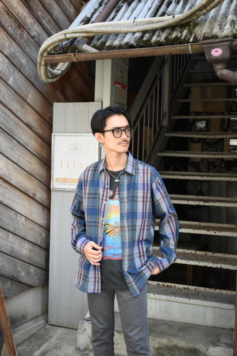 画像17: 80's ARROW check L/S shirt (17)