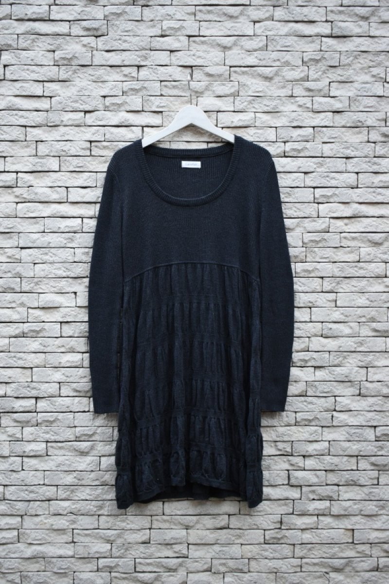 画像1: Calvin Clein acrylic knit one-piece (1)