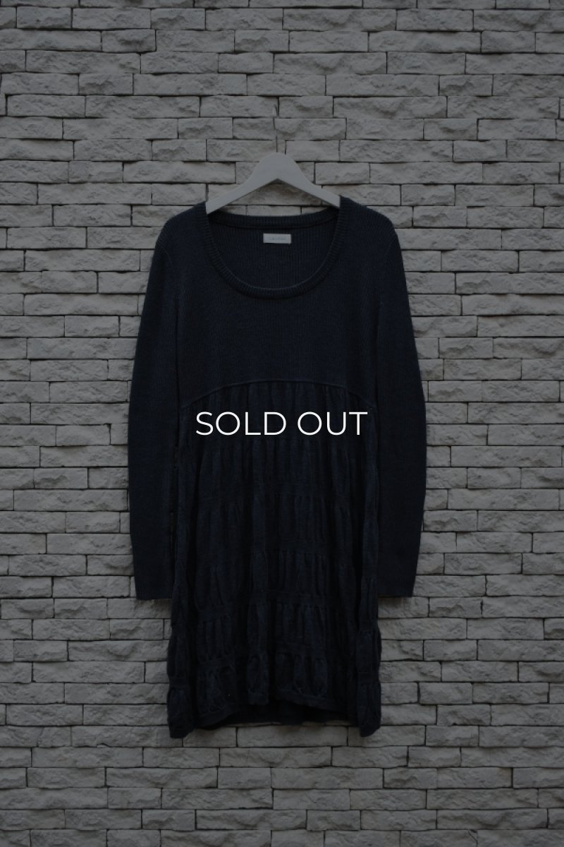 画像1: Calvin Klein acrylic knit one-piece (1)