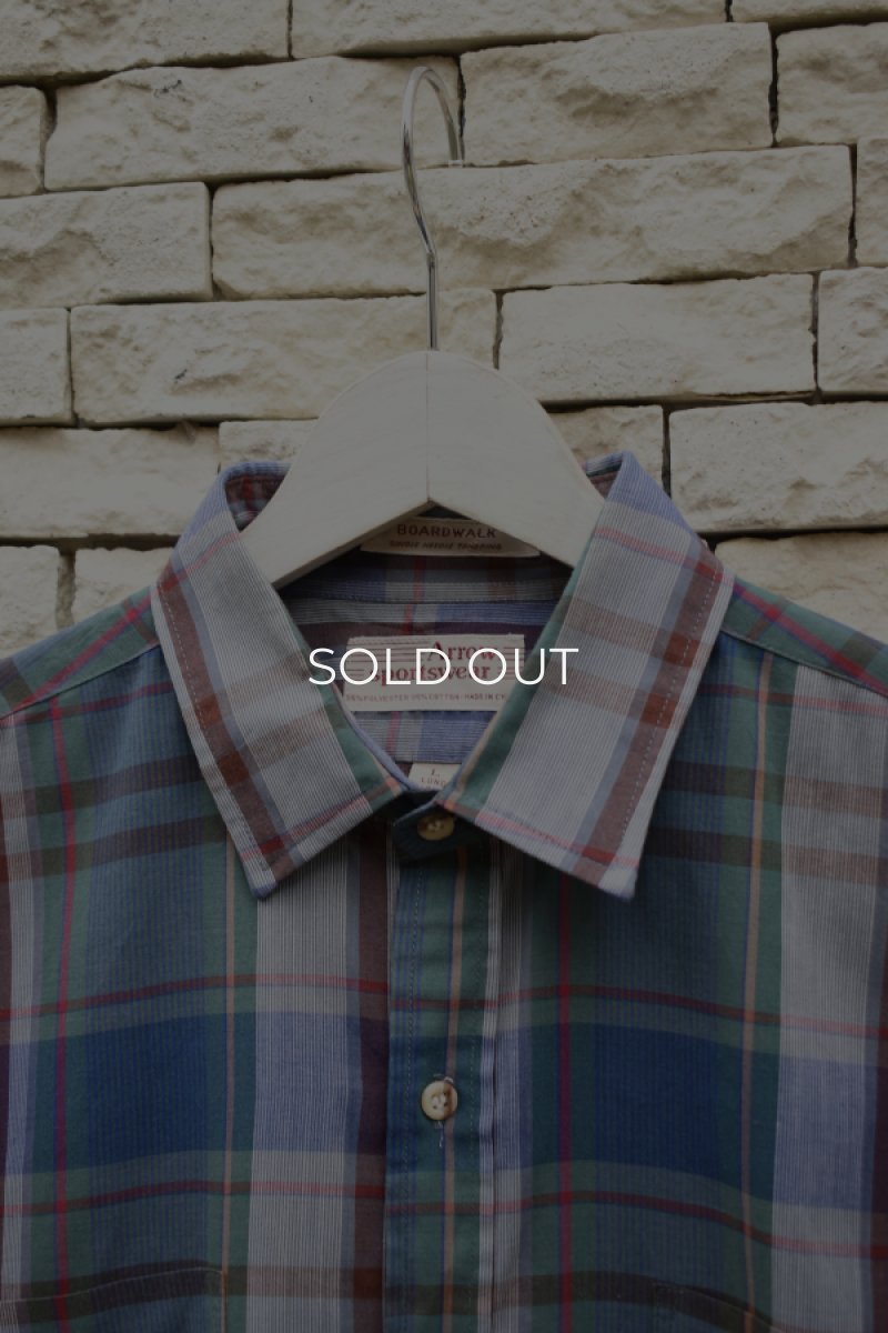 画像4: 80's ARROW check L/S shirt (4)