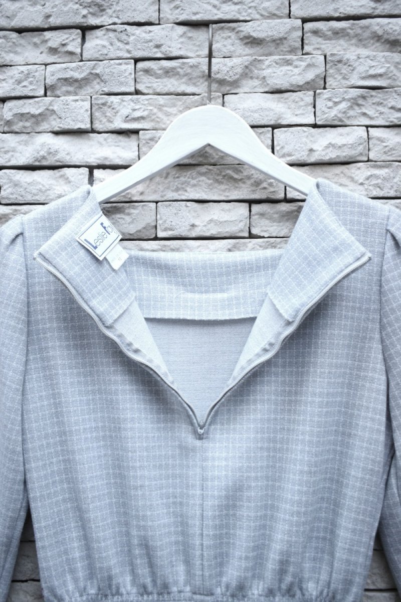 画像15: 80's Leslie Fay one-piece -MADE IN USA- (15)