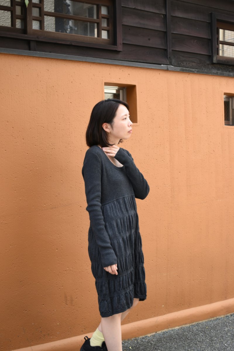 画像17: Calvin Clein acrylic knit one-piece (17)