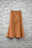 画像1: 80's Avon Fashions suede long skirt (1)