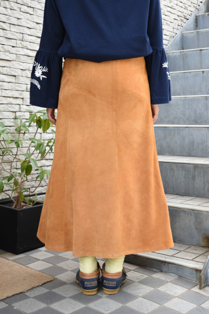 画像14: 80's Avon Fashions suede long skirt (14)