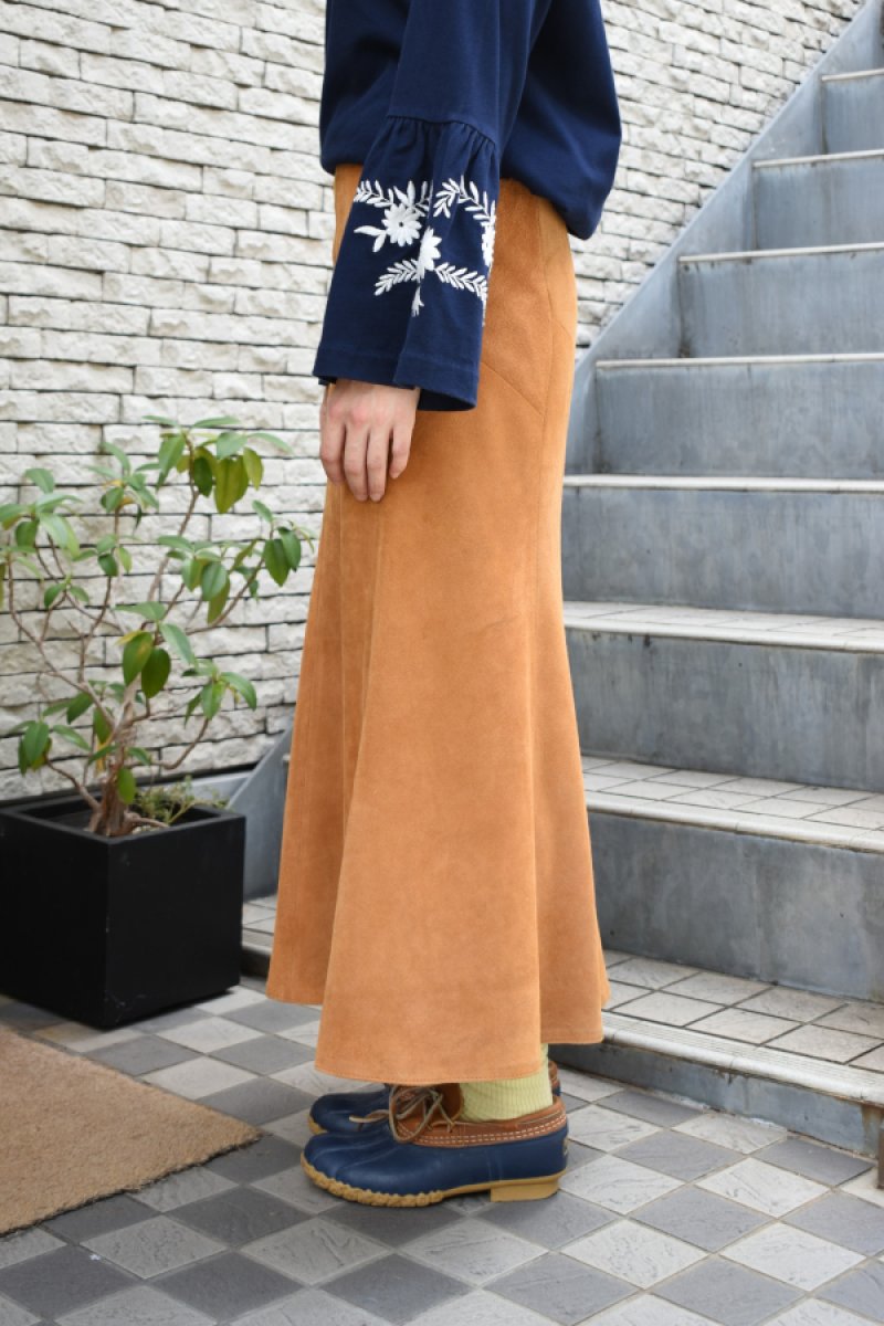 画像13: 80's Avon Fashions suede long skirt (13)