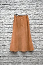 画像8: 80's Avon Fashions suede long skirt (8)