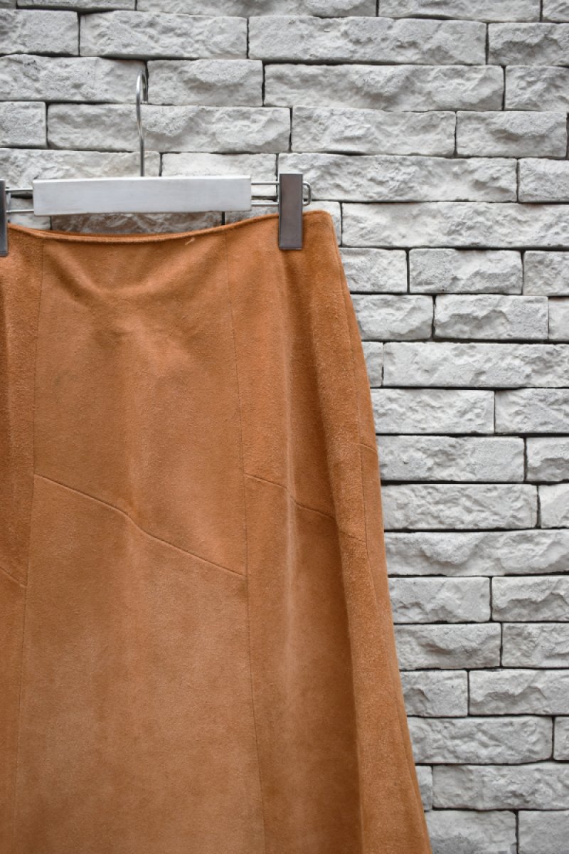 画像9: 80's Avon Fashions suede long skirt (9)