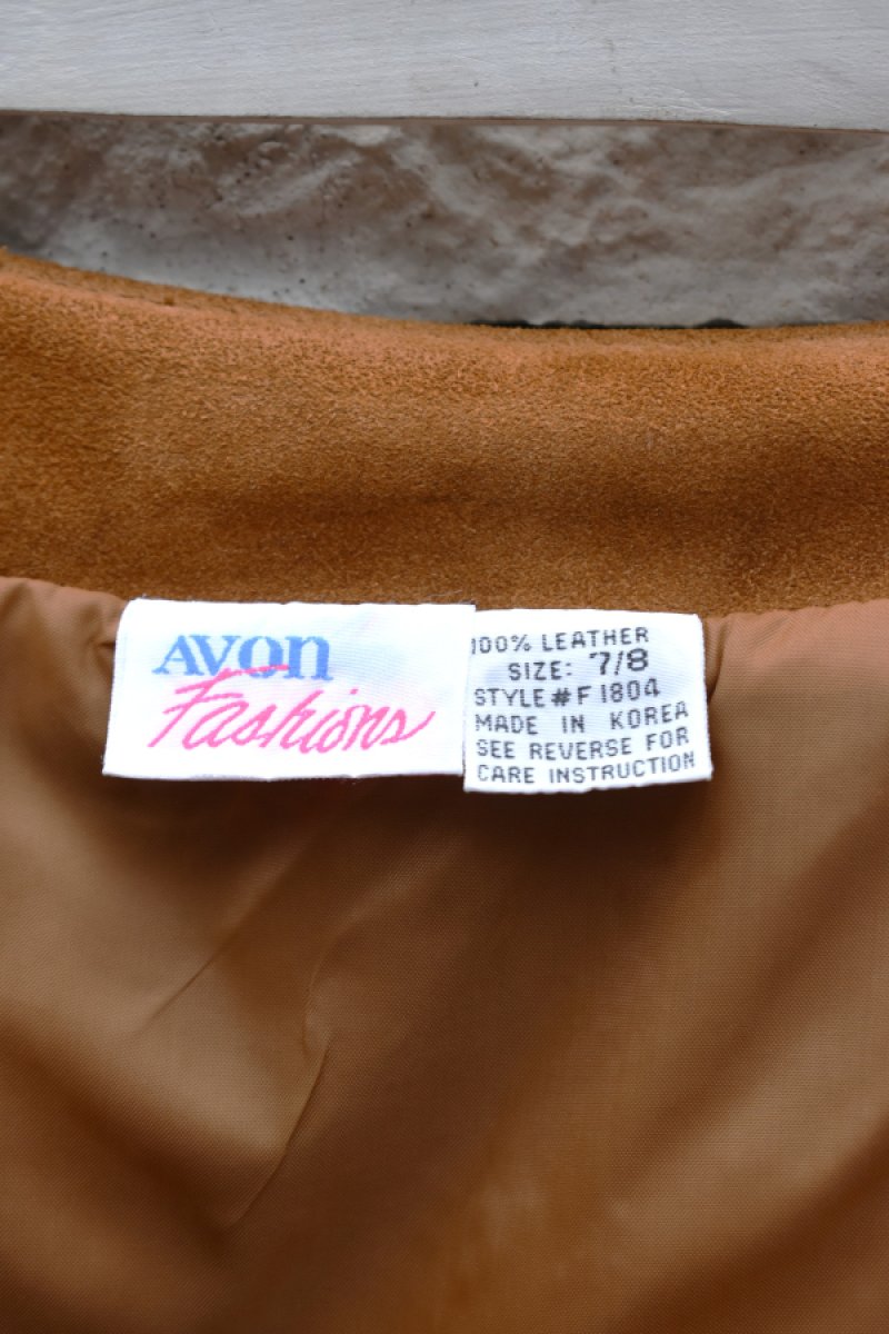 画像6: 80's Avon Fashions suede long skirt (6)