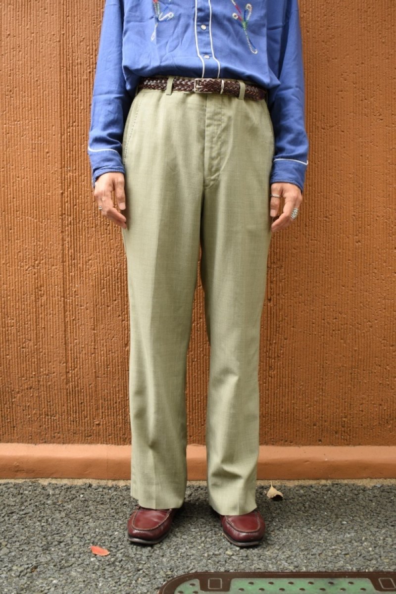 画像12: 60-70's summer wool slacks (12)
