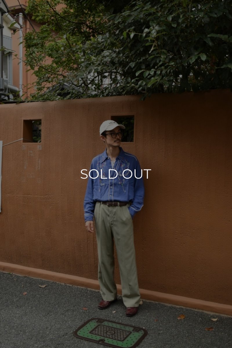 画像16: 60-70's summer wool slacks (16)