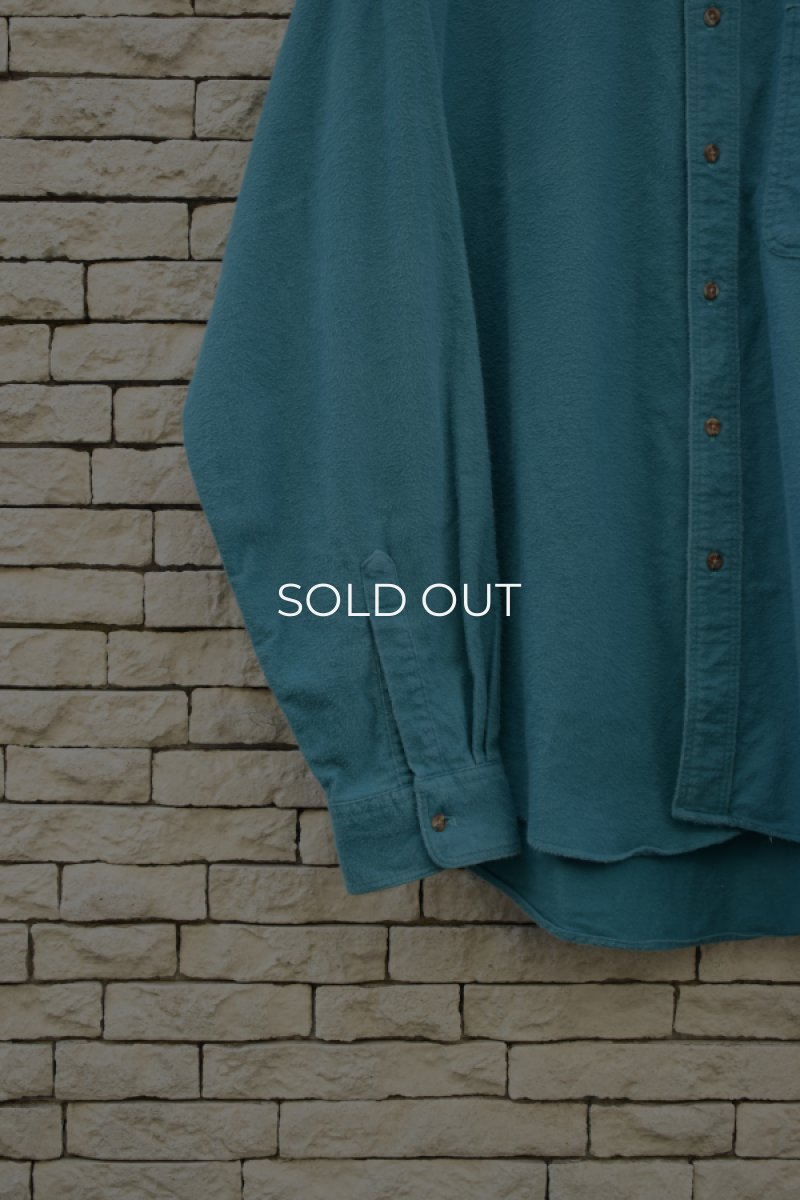 画像3: 80's L.L.Bean chamois cloth shirt -made in USA- (3)