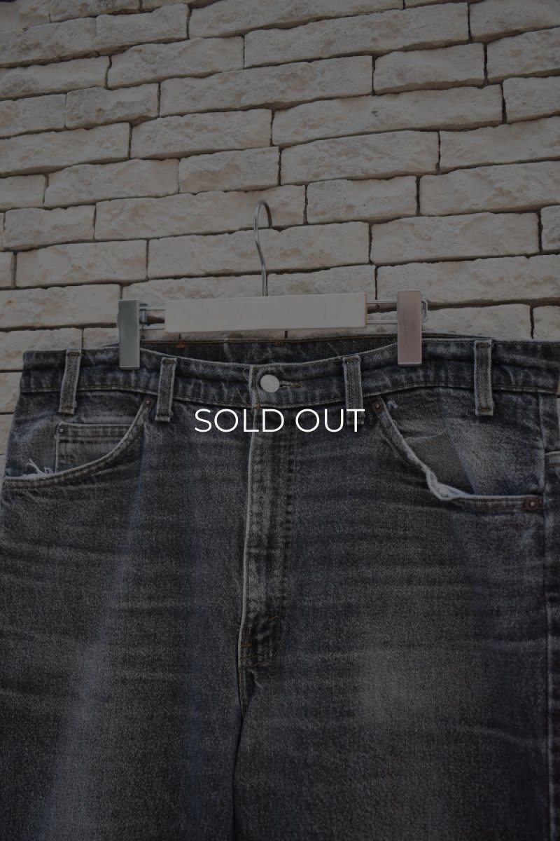 画像4: 90's Levi's 517 black denim pants -MADE IN USA- (4)
