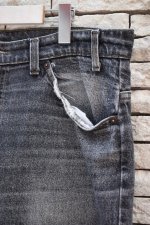 画像7: 90's Levi's 517 black denim pants -MADE IN USA- (7)