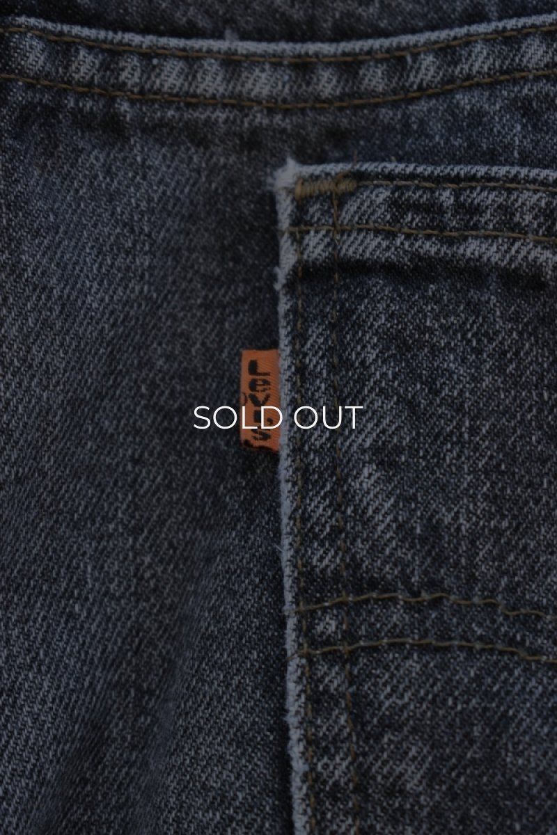 画像18: 90's Levi's 517 black denim pants -MADE IN USA- (18)