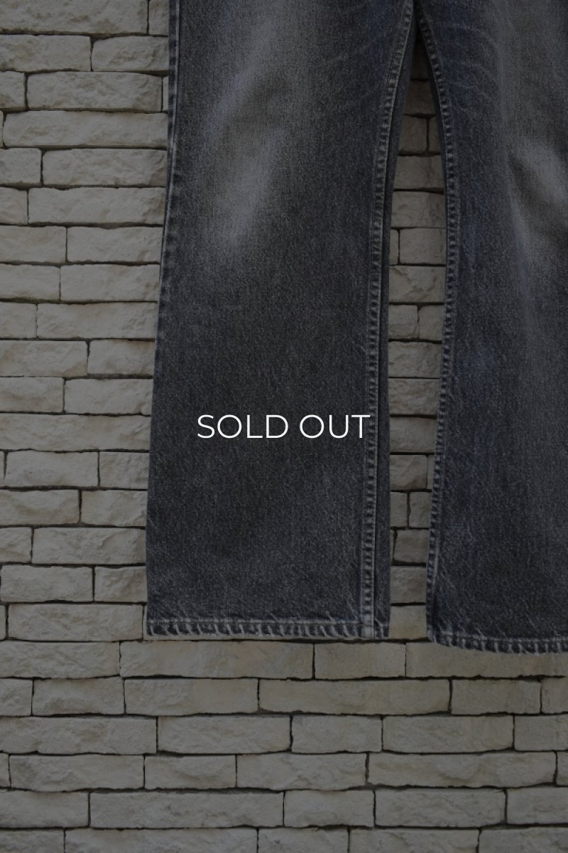 画像3: 90's Levi's 517 black denim pants -MADE IN USA- (3)