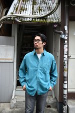 画像16: 80's L.L.Bean chamois cloth shirt -made in USA- (16)