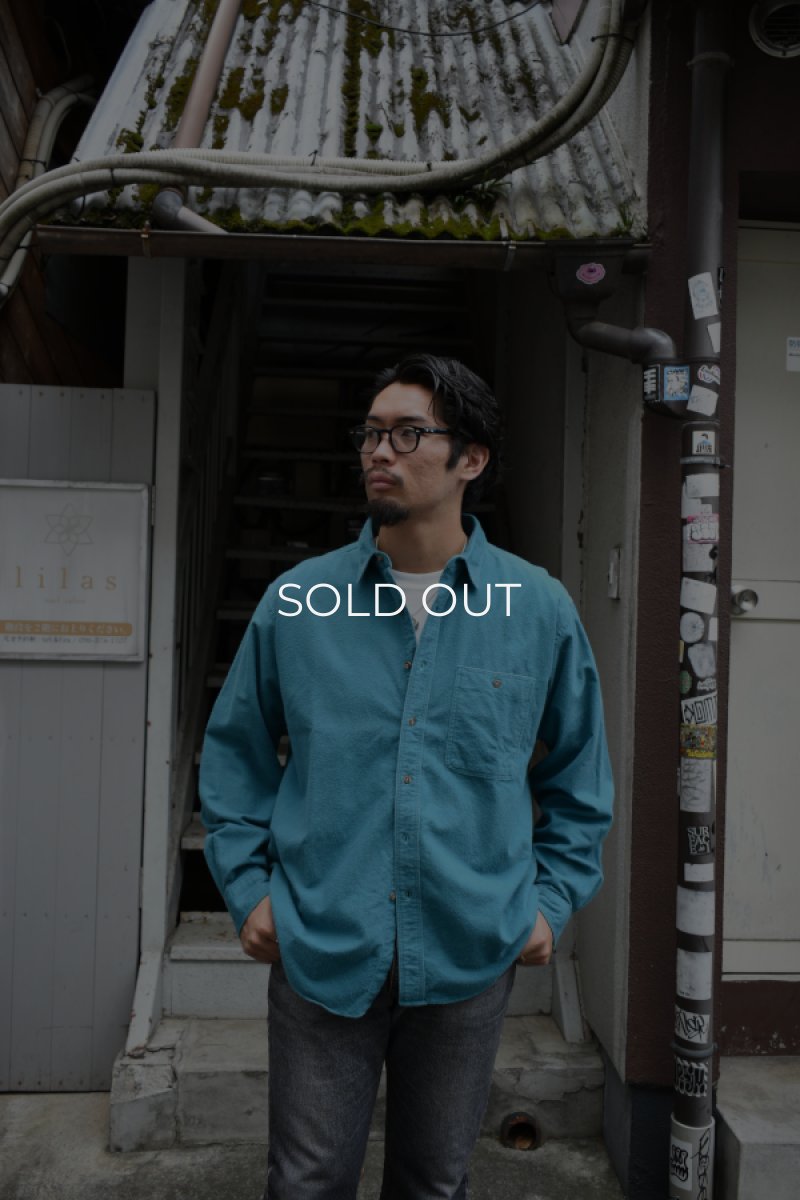 画像16: 80's L.L.Bean chamois cloth shirt -made in USA- (16)