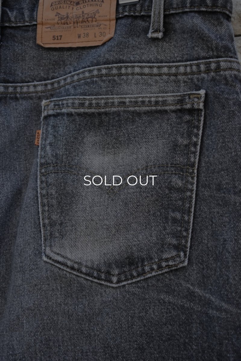 画像19: 90's Levi's 517 black denim pants -MADE IN USA- (19)