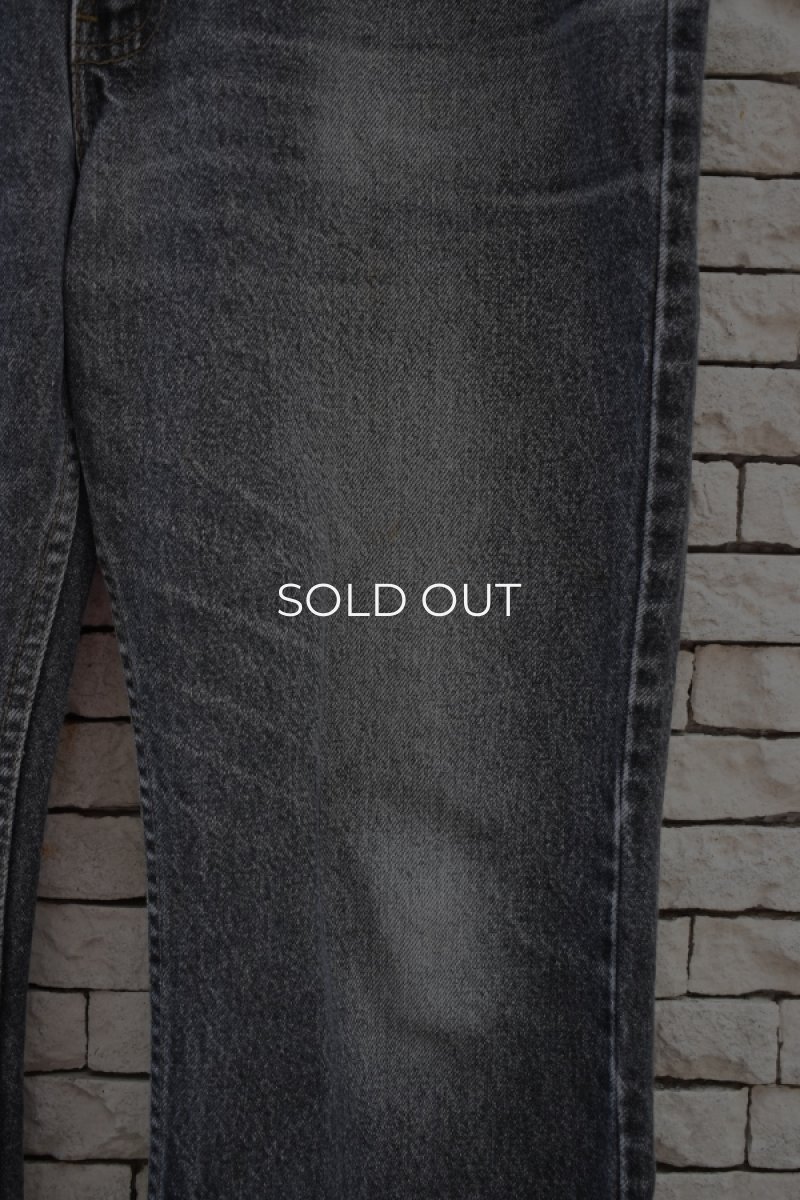 画像8: 90's Levi's 517 black denim pants -MADE IN USA- (8)