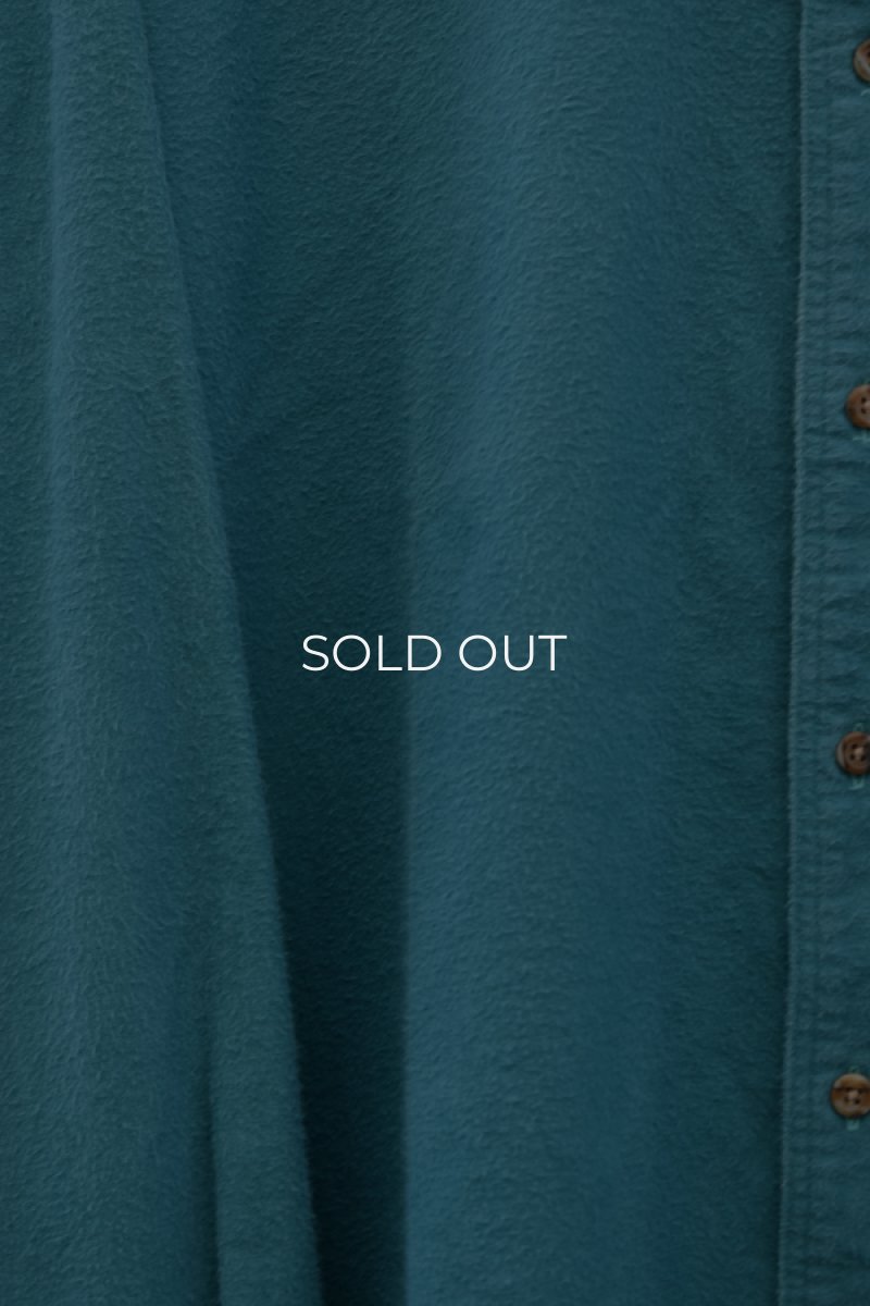 画像8: 80's L.L.Bean chamois cloth shirt -made in USA- (8)