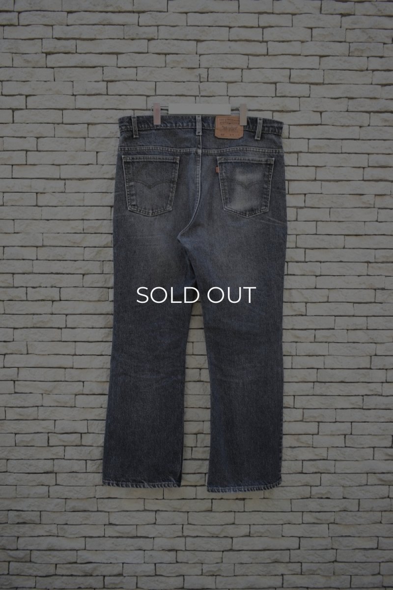 画像14: 90's Levi's 517 black denim pants -MADE IN USA- (14)